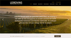 Desktop Screenshot of leirovins.be