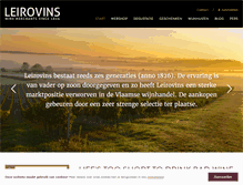 Tablet Screenshot of leirovins.be